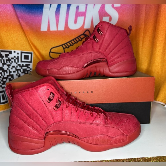 Jordan 12 Retro 2018 Gym Red Size 10.5M Pre-loved - Picture 3 of 7